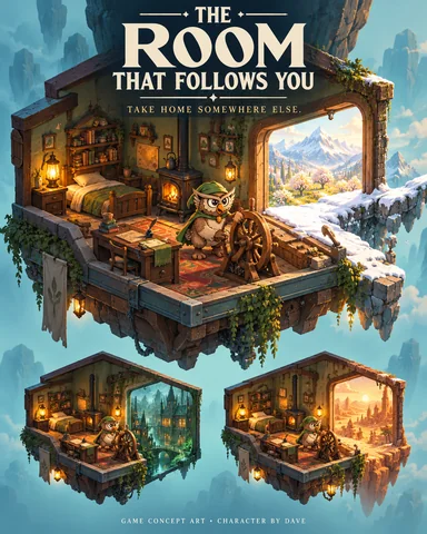 Room That Follows You exploratory product concept board featuring Dave’s owl.